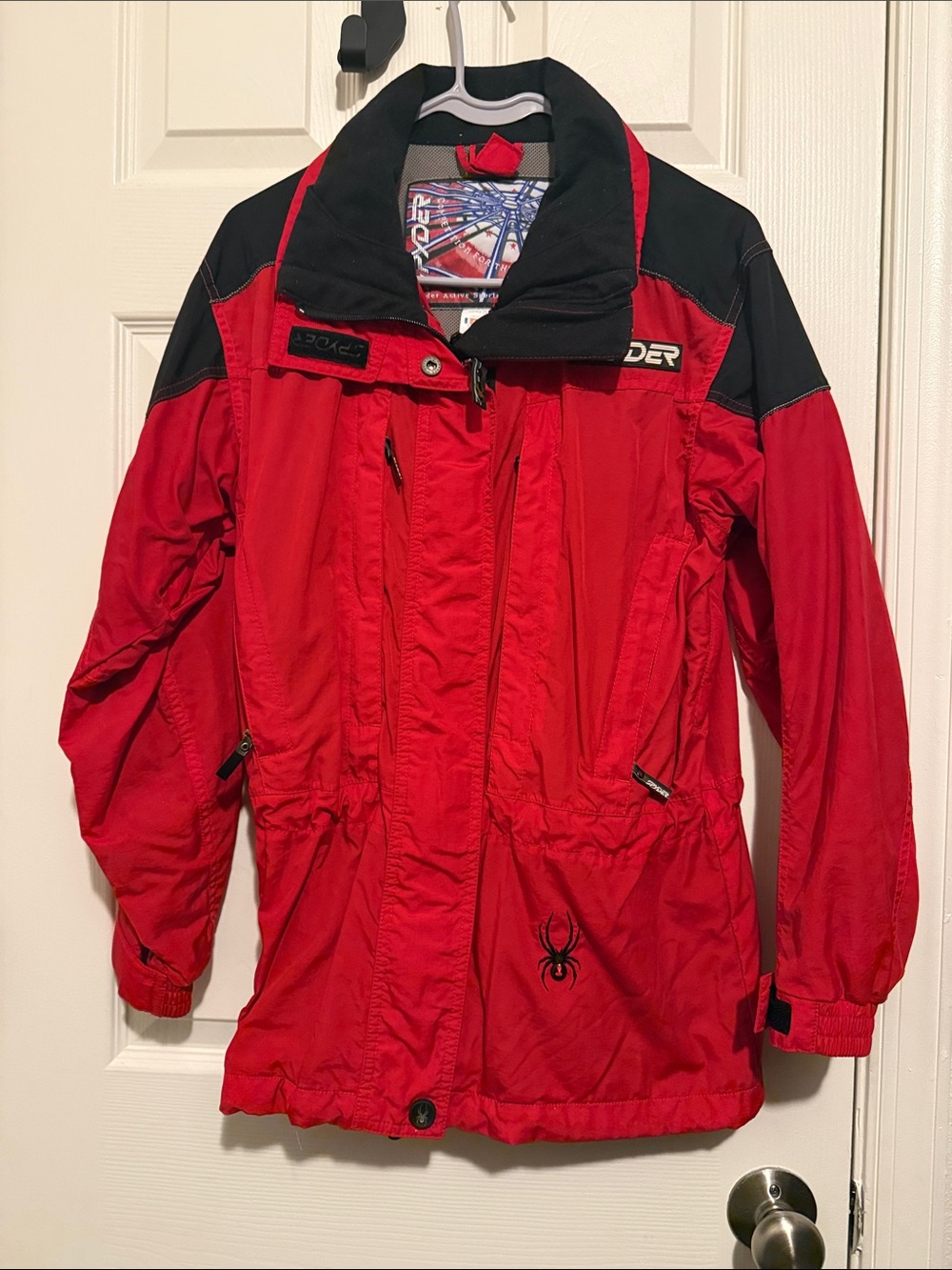 Spyder Women’s Red and Black Winter Jacket